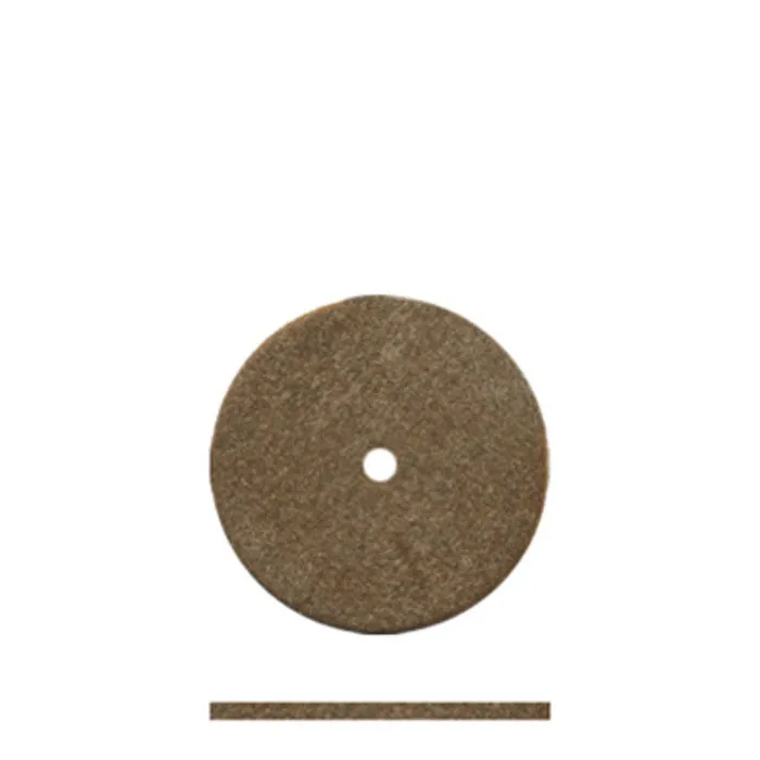 Dedeco® Classic Rubber Brown Sq. Edge Wheels 5/8" - Interproximal