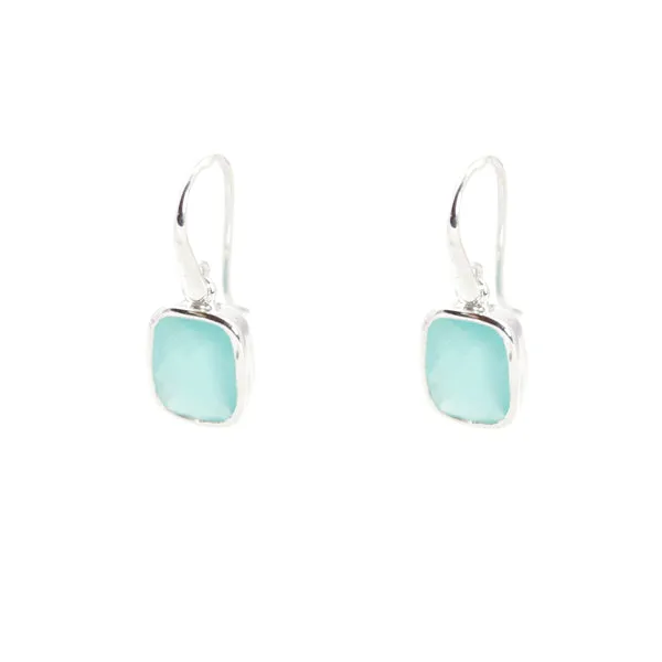 Earrings - Dangle Chalcedony Sterling Silver