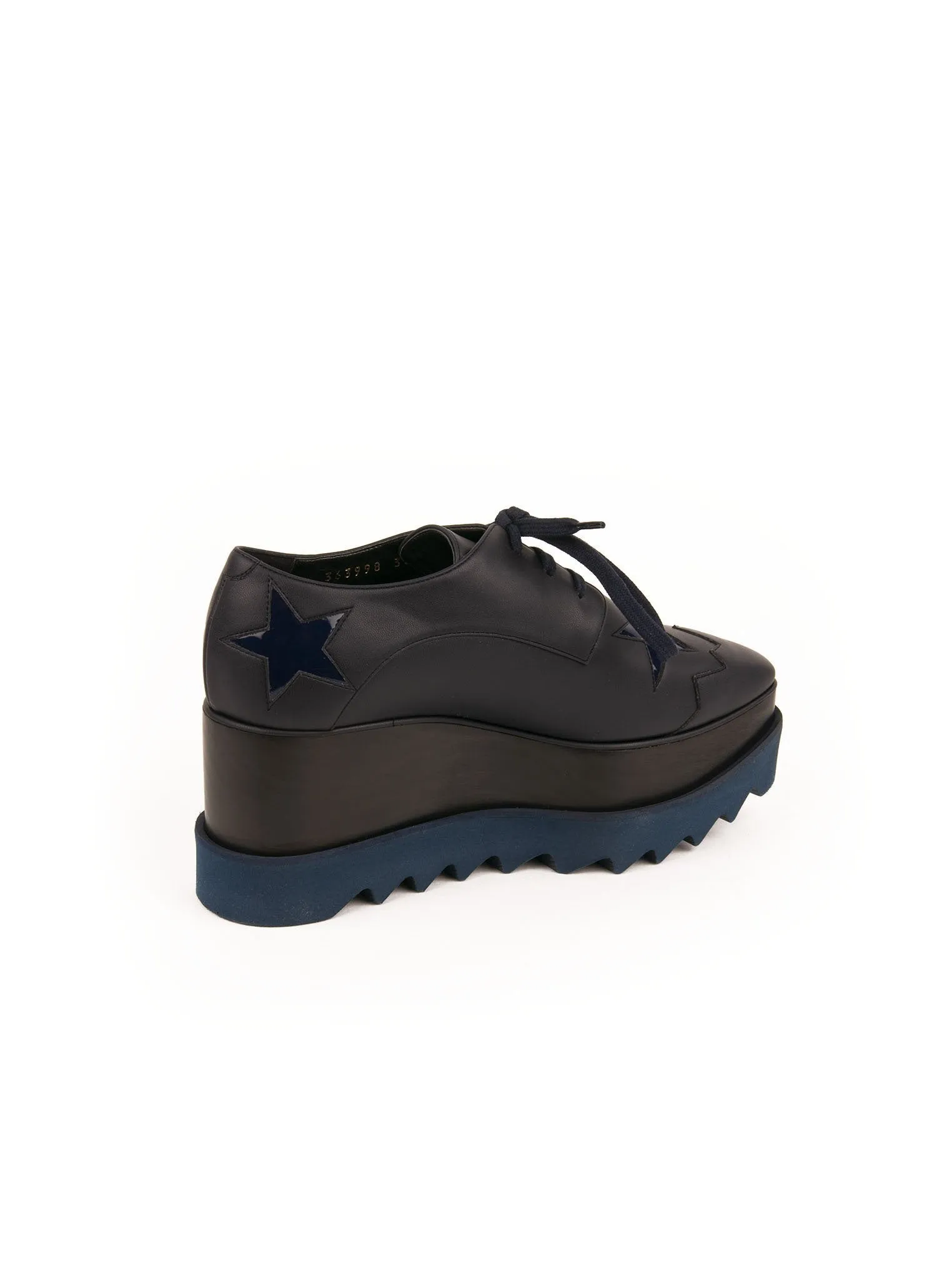 Elyse Star Platform Derby Shoe - Navy / Night Blue