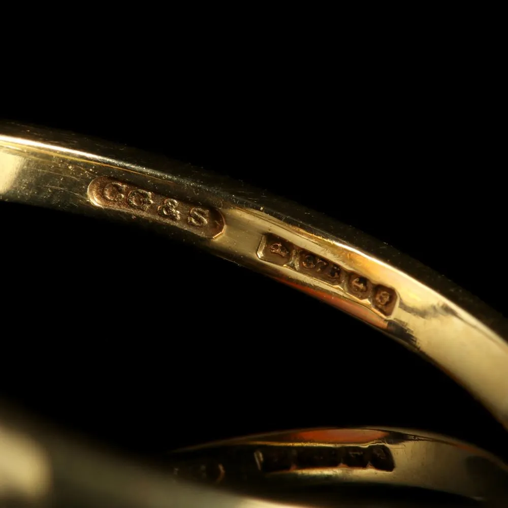 Fancy Opal Gold Ring 9Ct Gold 6Ct Opal