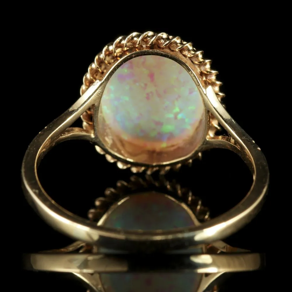 Fancy Opal Gold Ring 9Ct Gold 6Ct Opal