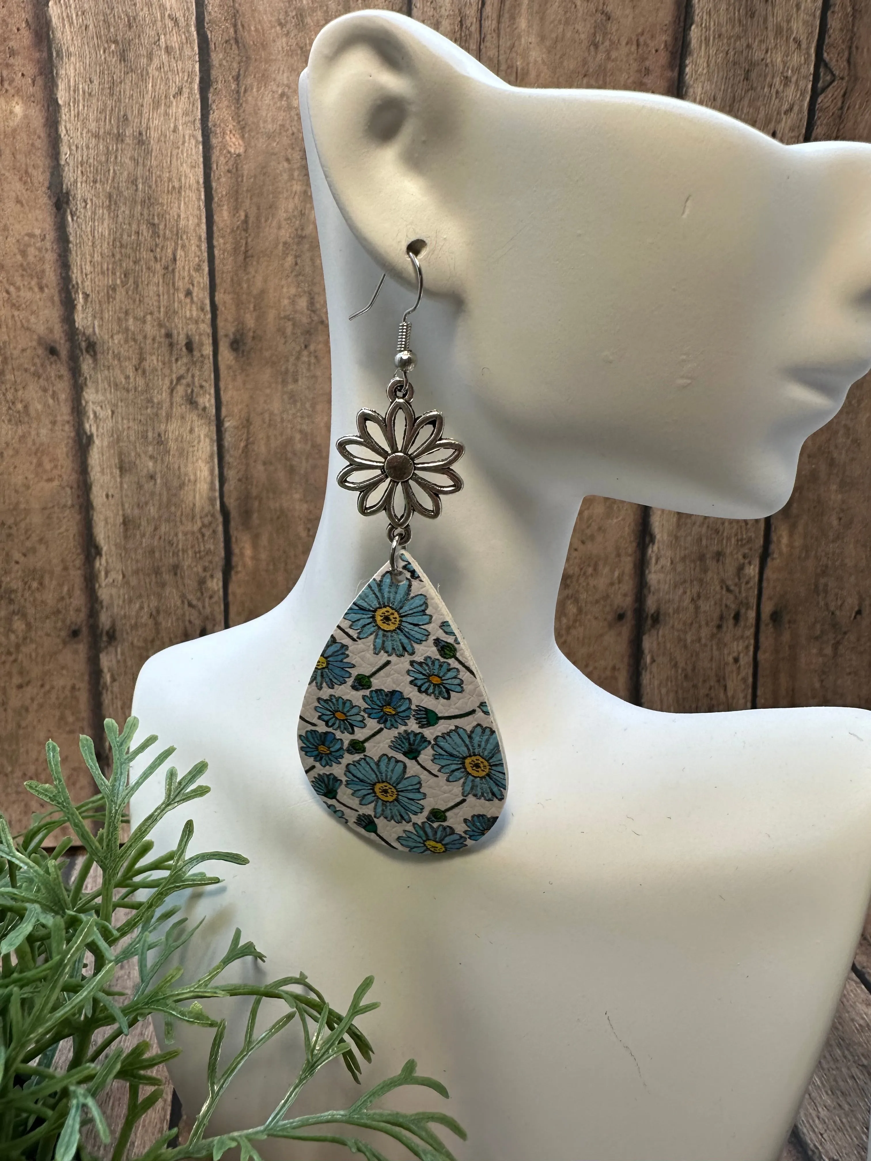 FAUX Leather Earrings