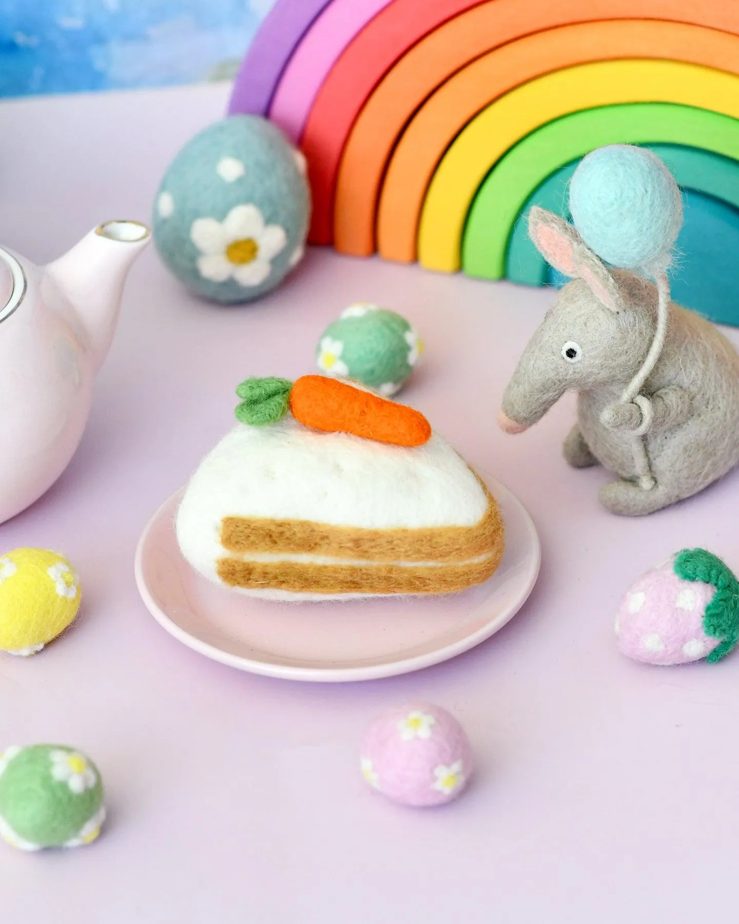 Felt Carrot Cake