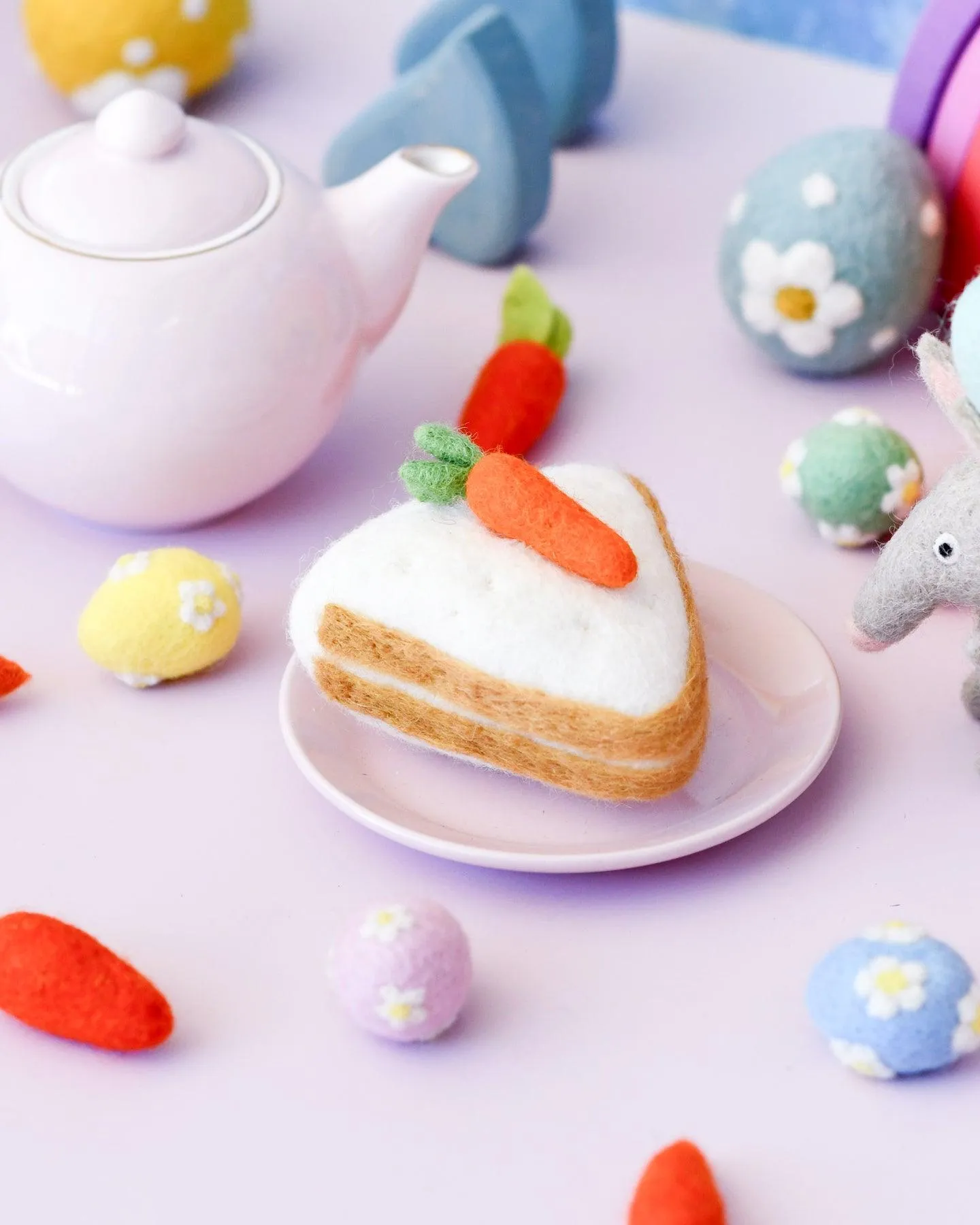 Felt Carrot Cake