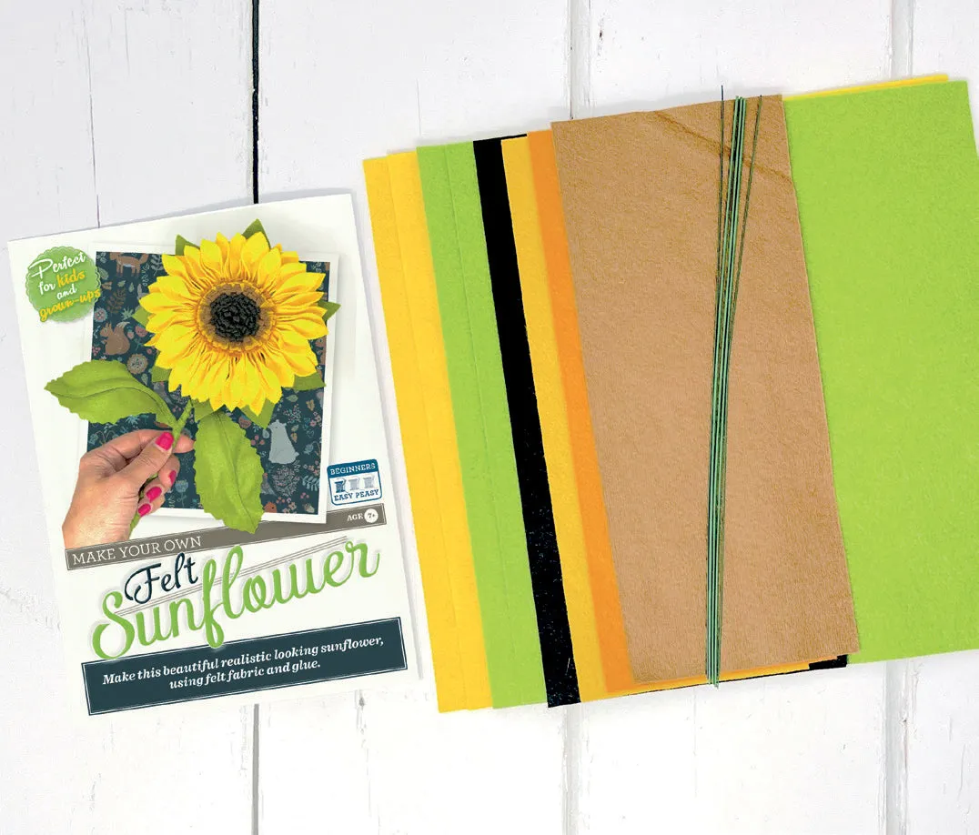 Felt Sunflowers Craft Kit