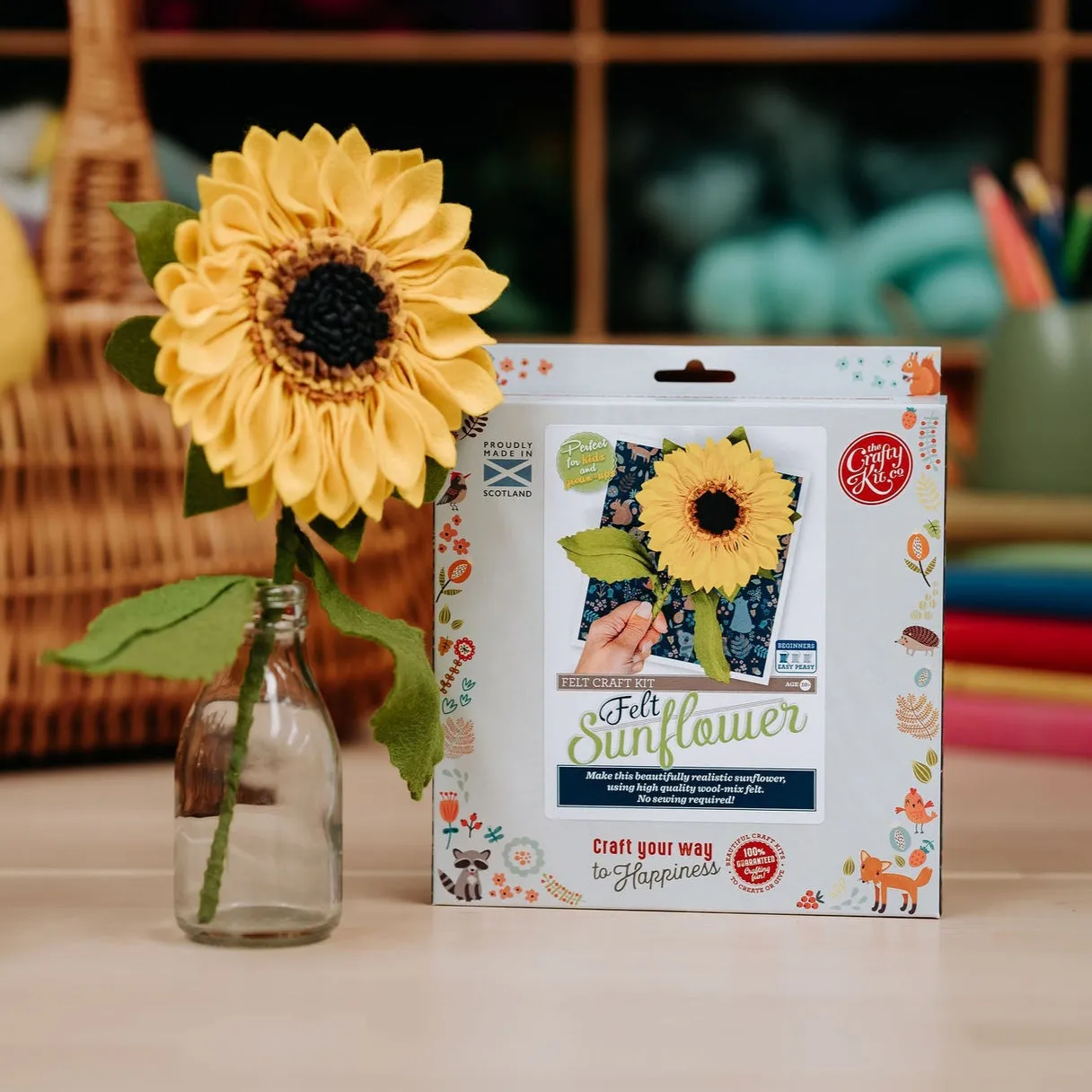 Felt Sunflowers Craft Kit