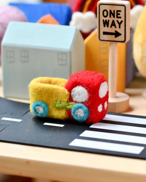 Felt Vehicles, Set of 6
