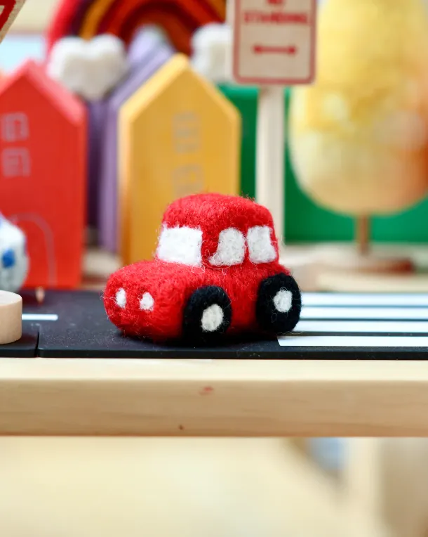 Felt Vehicles, Set of 6