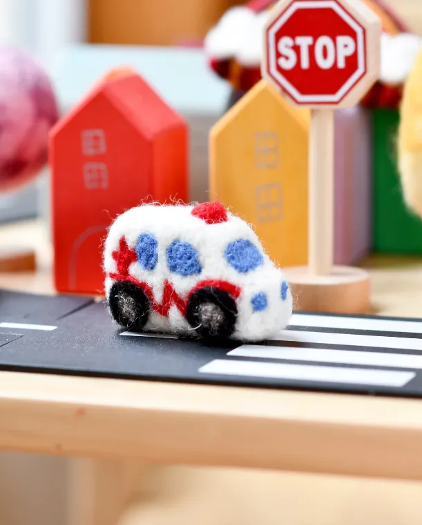 Felt Vehicles, Set of 6