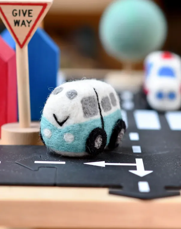 Felt Vehicles, Set of 6