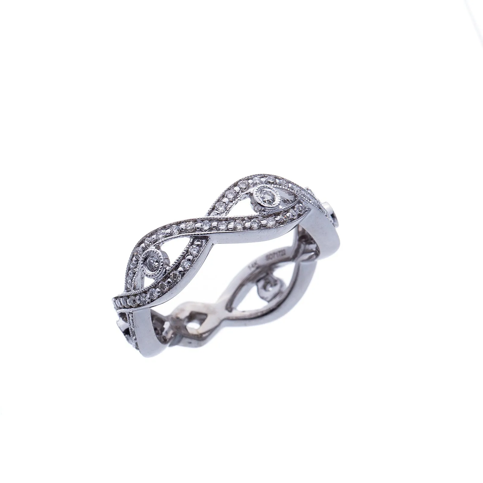 FINAL SALE! Infinity Diamond Ring or Wedding Band