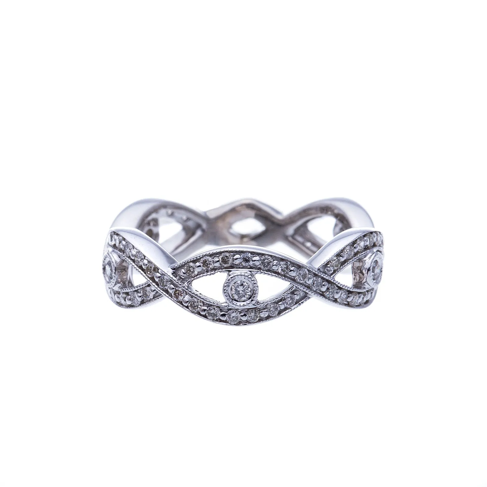 FINAL SALE! Infinity Diamond Ring or Wedding Band
