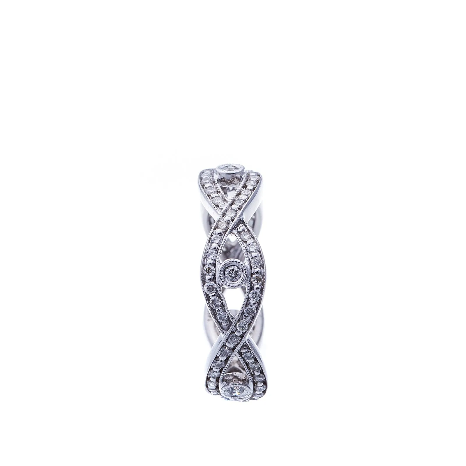 FINAL SALE! Infinity Diamond Ring or Wedding Band