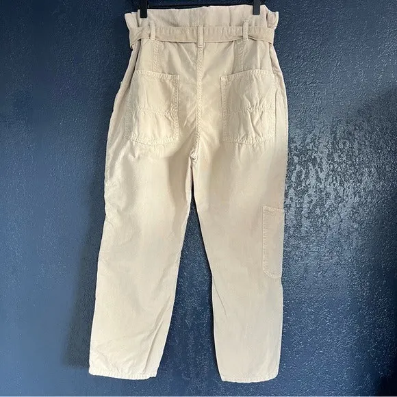 Free People Percy Paper Bag Utility Belted Pants