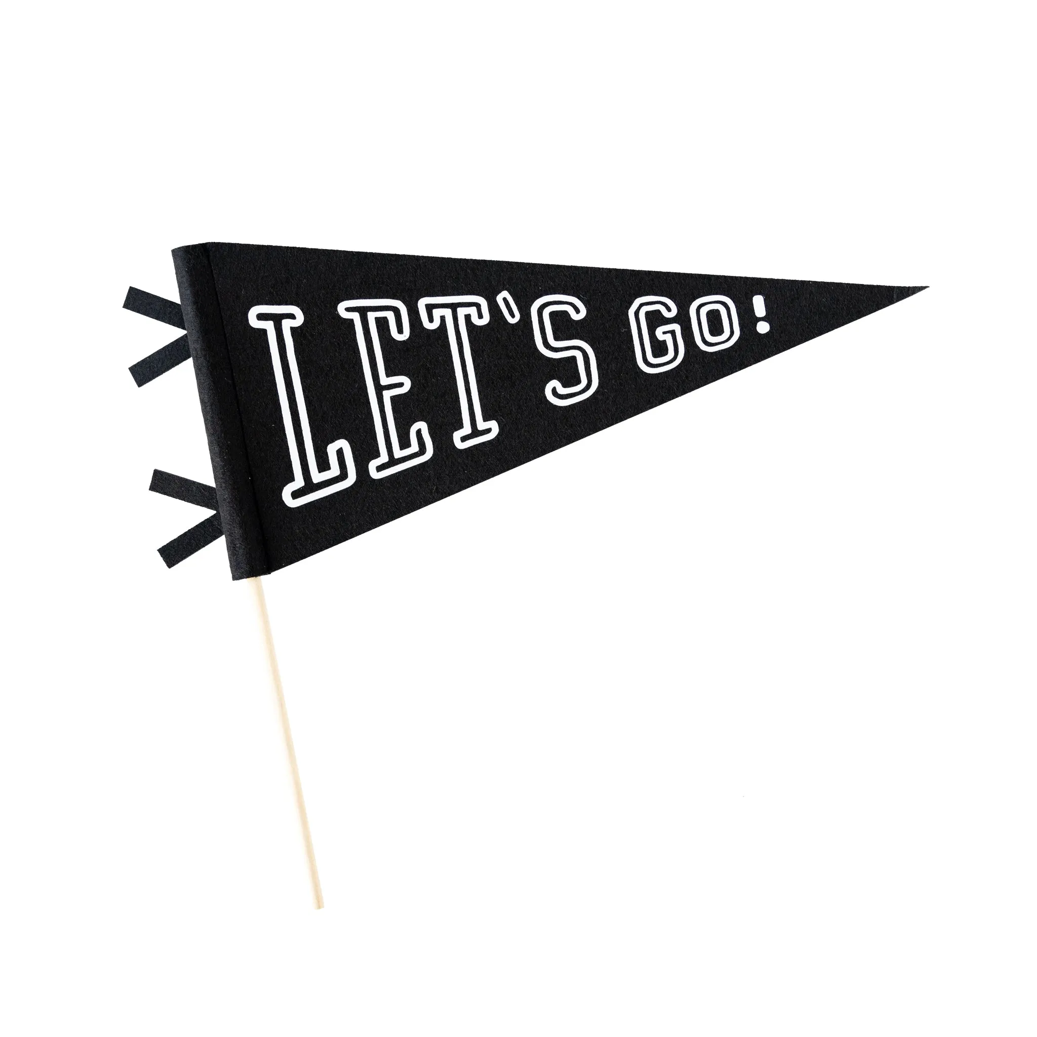 FTB913 -  Let's Go! Felt Pennant