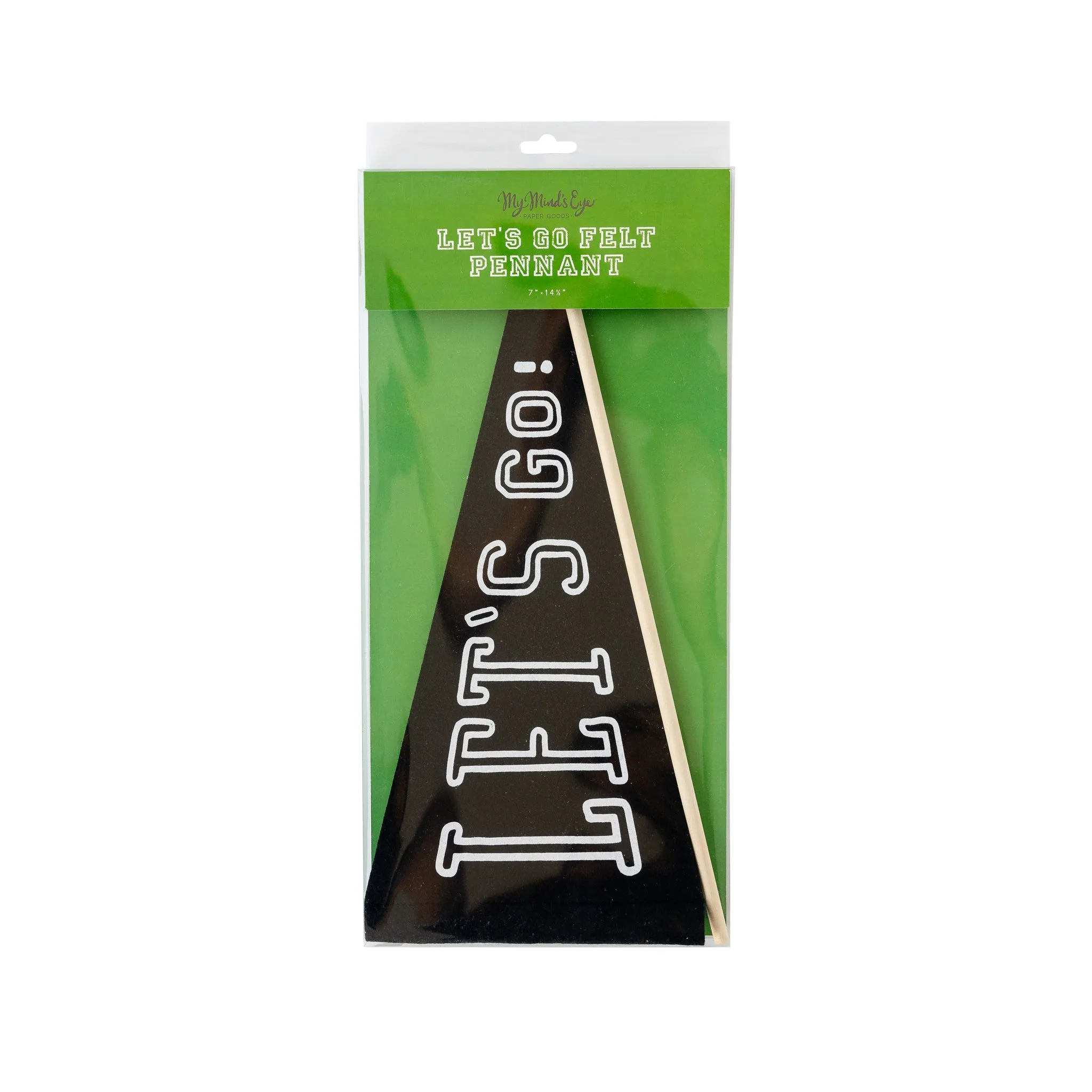 FTB913 -  Let's Go! Felt Pennant