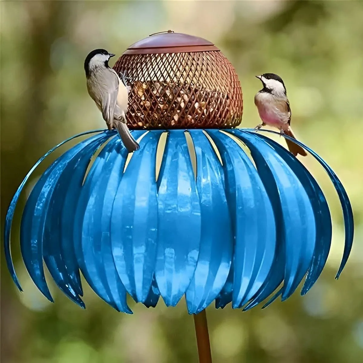 GardenGlow Futterstelle - Sonnenhut Vogelhaus Garten Deko
