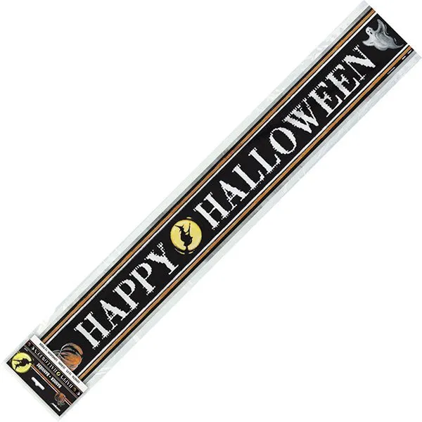 Happy Halloween Ghostly Banner