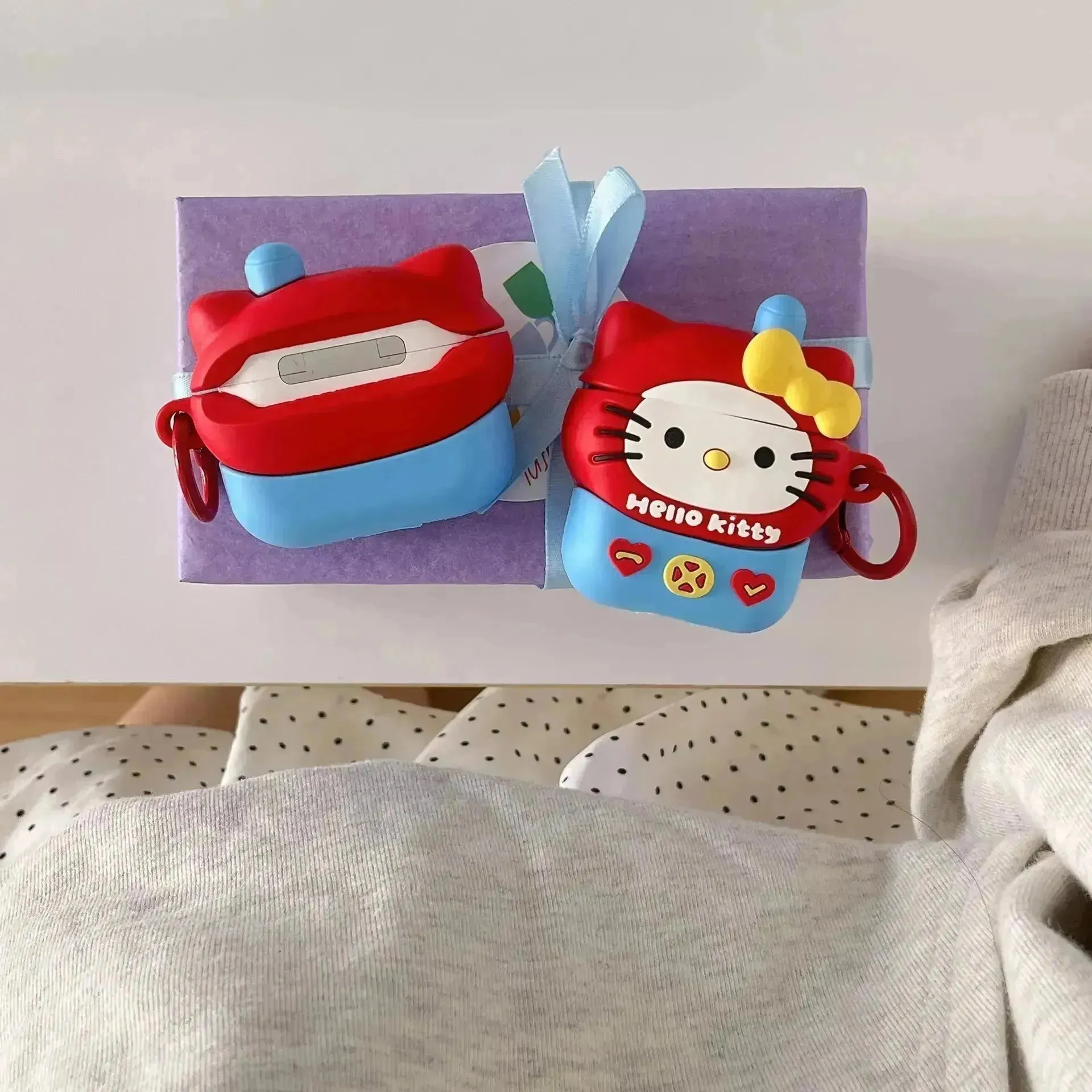 Hello Kitty Red & Yellow Case (For Airpods)