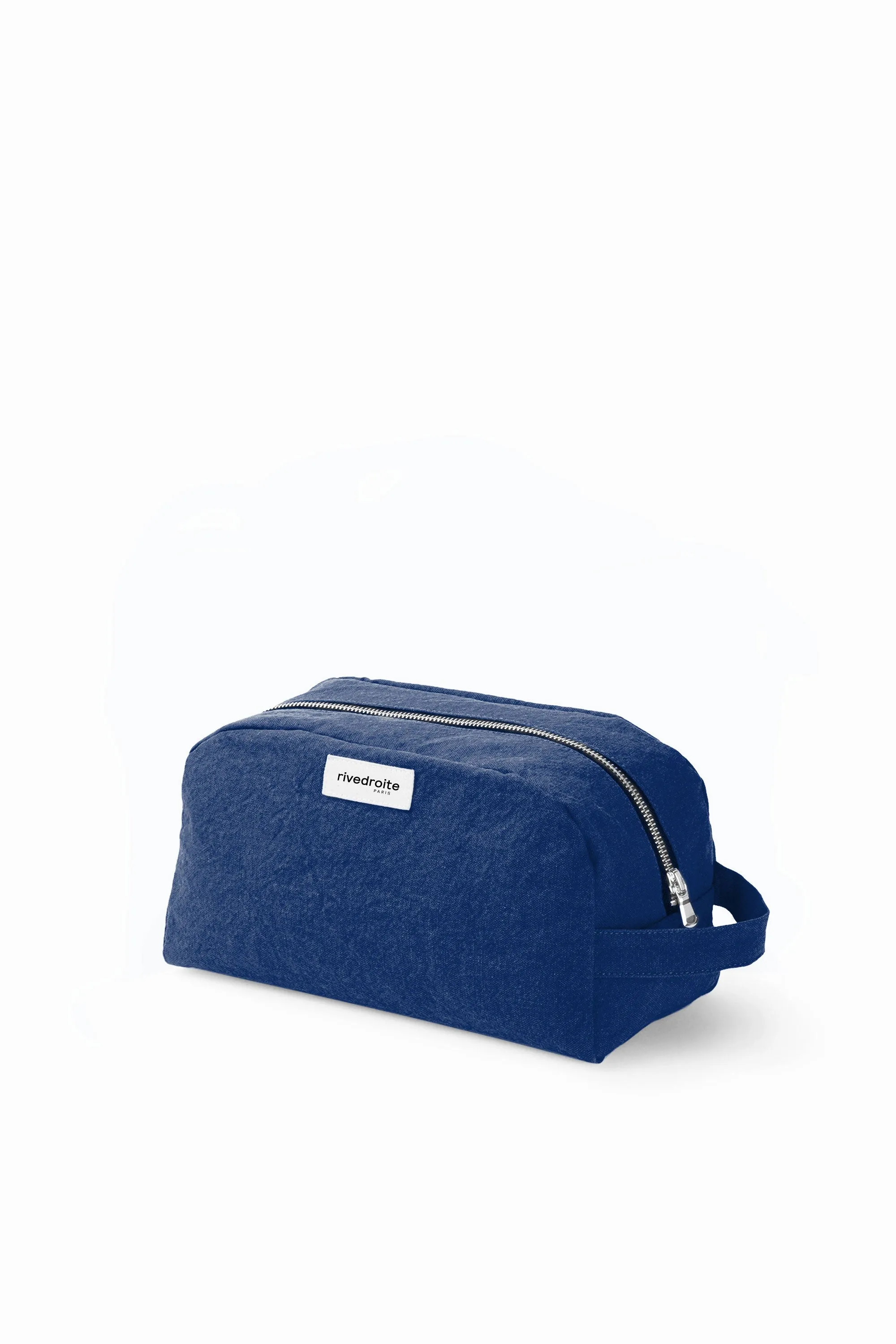 Hermel the toiletry bag - Recycled cotton Midnight Blue