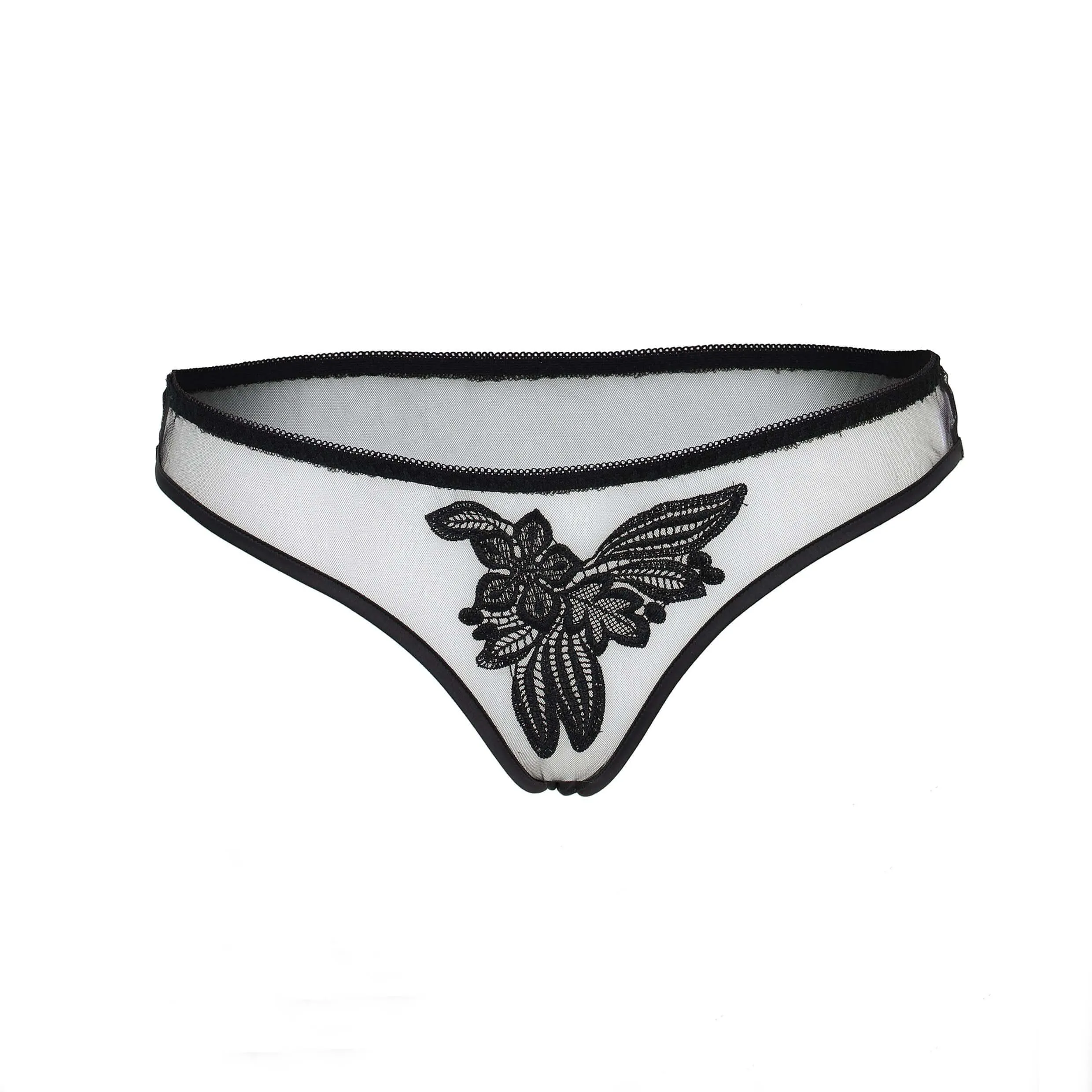 Honey Bunny Black Mesh Hipster