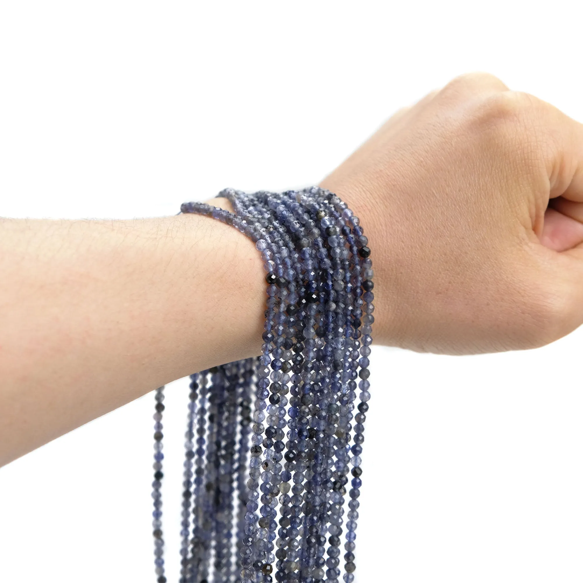 Iolite 3mm Faceted Rounds