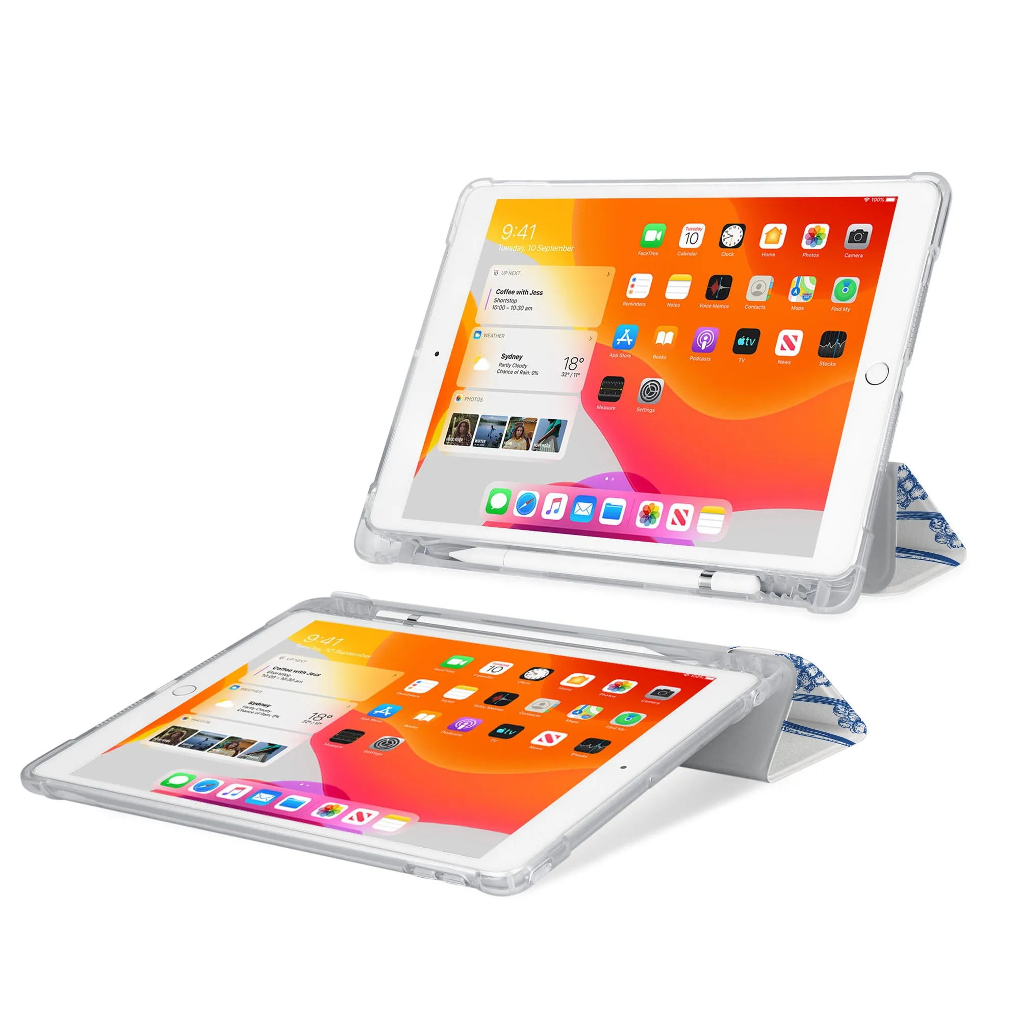 iPad SeeThru Case - Flower