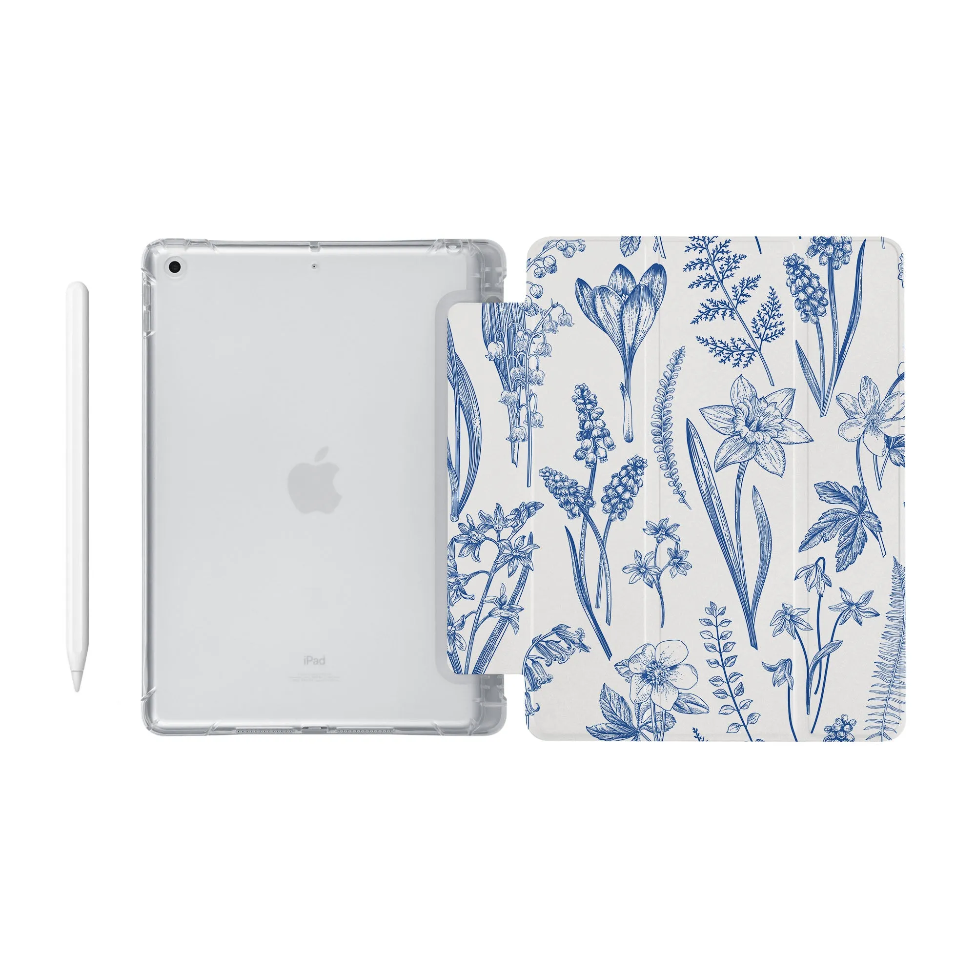 iPad SeeThru Case - Flower