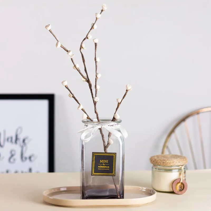 Iridiscent Gradient Glass Vase