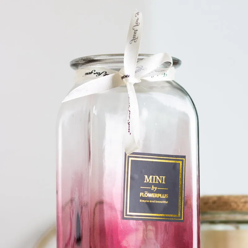 Iridiscent Gradient Glass Vase