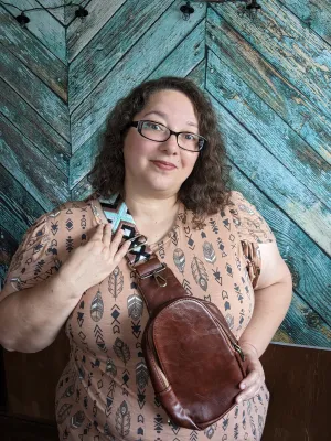 Jaycee Mahogany Sling Bag