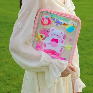 Kawaii Cute PVC Transparent Pencil Bag