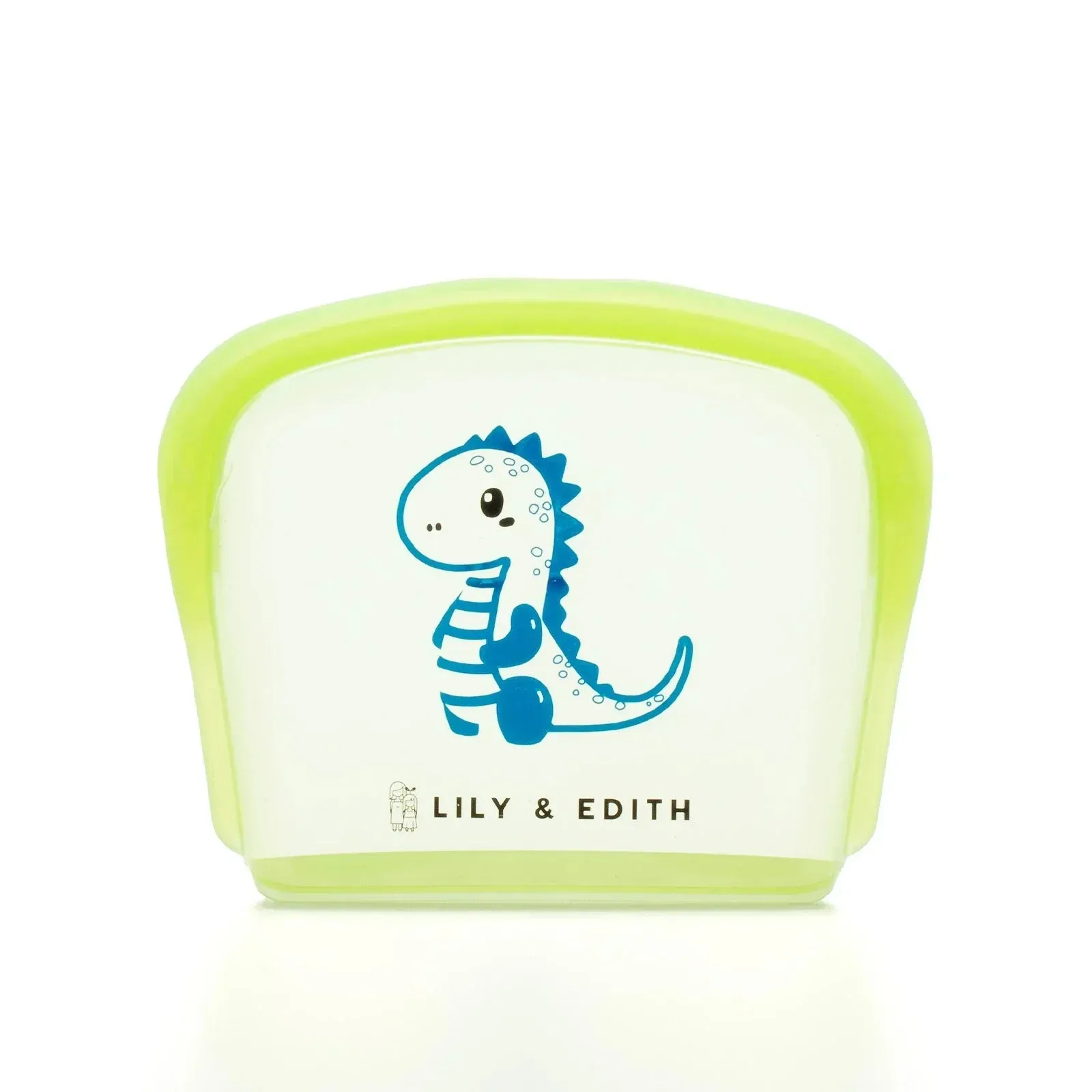 Kid Silicone Reusable Pocket Snack Bag | Dinosaur