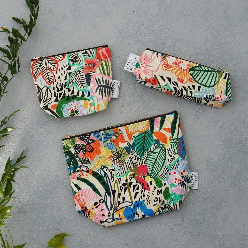 Kitty McCall Tropical Dream Wash/Makeup Bag
