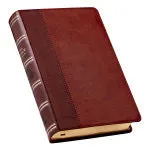 KJV Giant Print Two-Tone Brown Bible