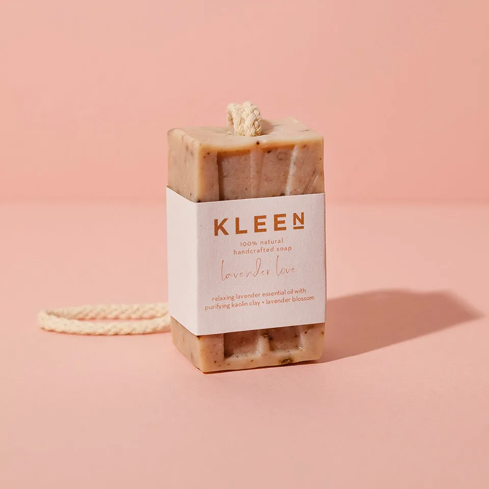 Kleen Lavender Love Natural Soap on a Rope