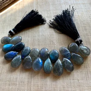 Large Labradorite Briolettes, Smooth