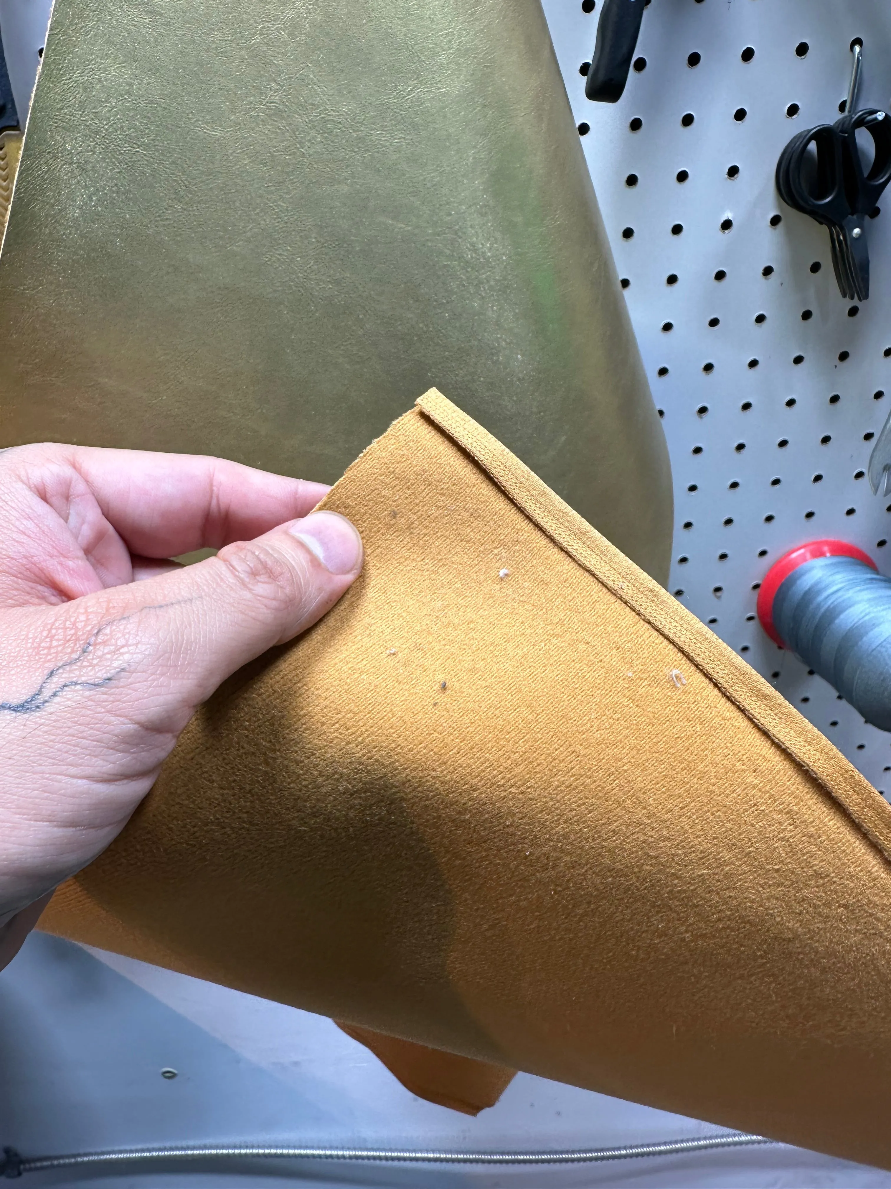 Leather -  Metalic Smooth Gold PU