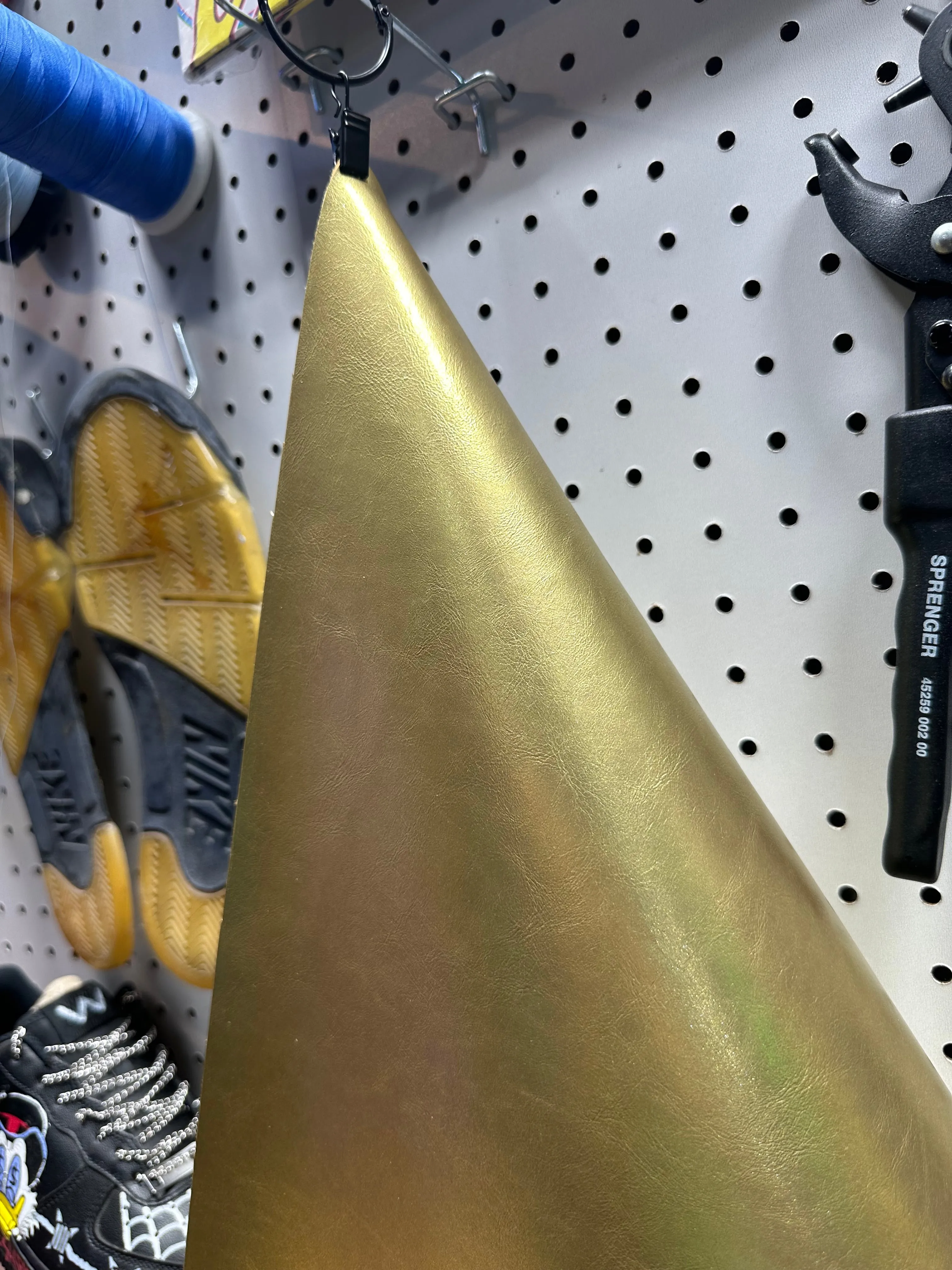 Leather -  Metalic Smooth Gold PU