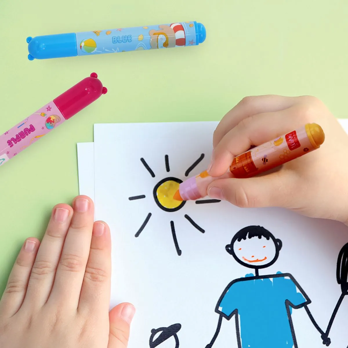 Legami Teddy Friends Markers - Set of 12