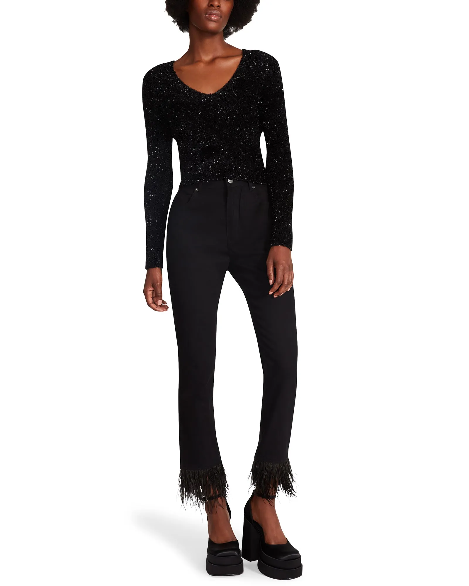 LILY PANT BLACK MULTI