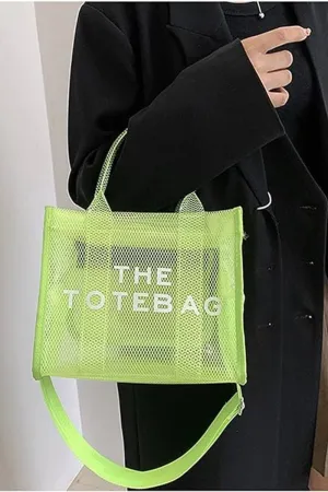 Lime Transparent The Tote Bag