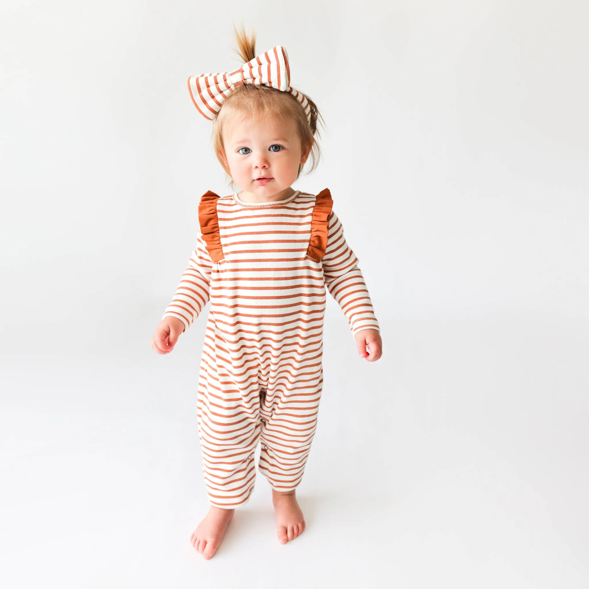 Long Sleeve Ruffle Romper