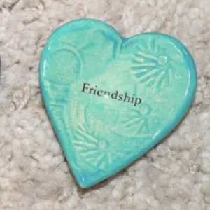 Lorraine Oerth Heart Shaped Giving Bowl - Friendship