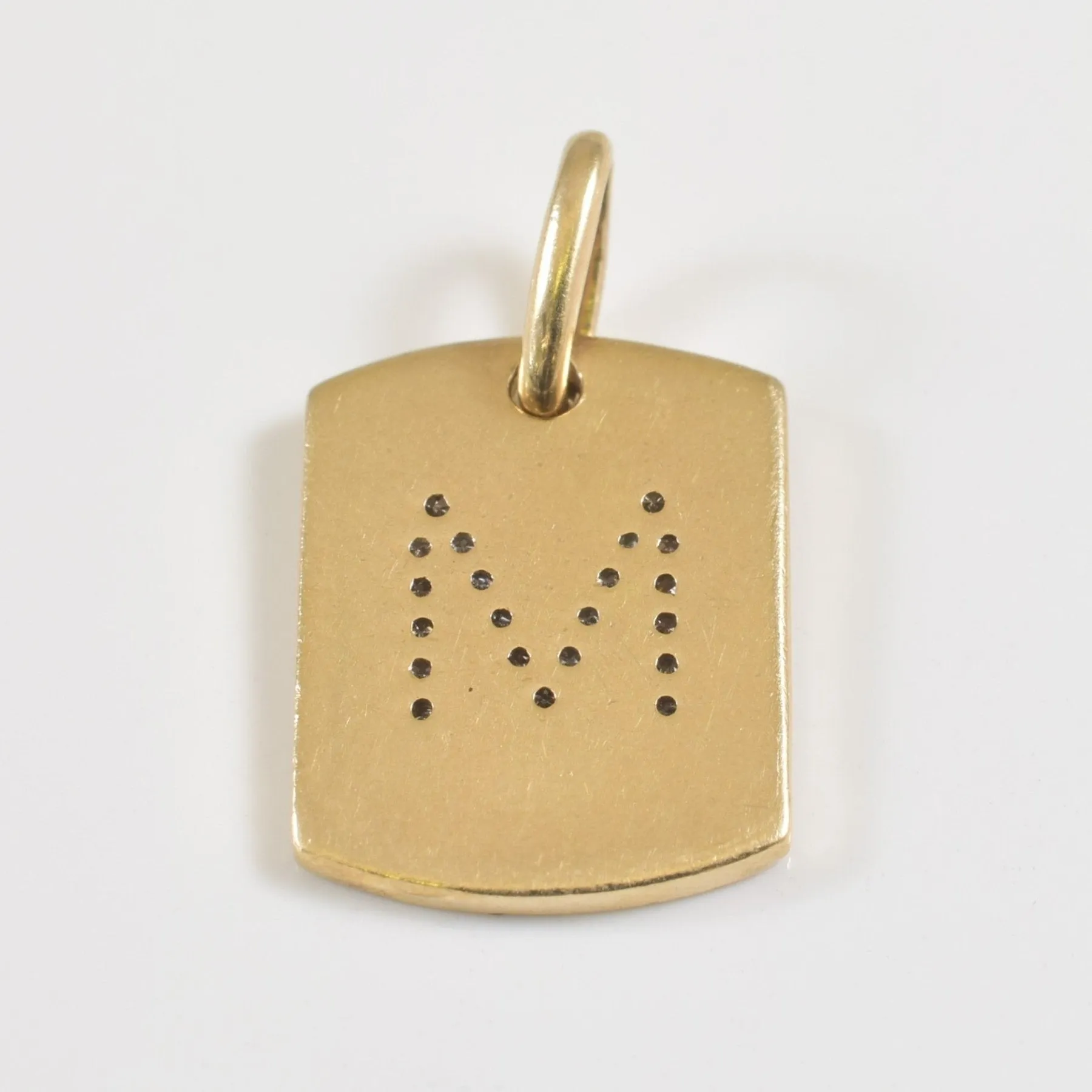 'M' Diamond Pendant | 0.07ctw |