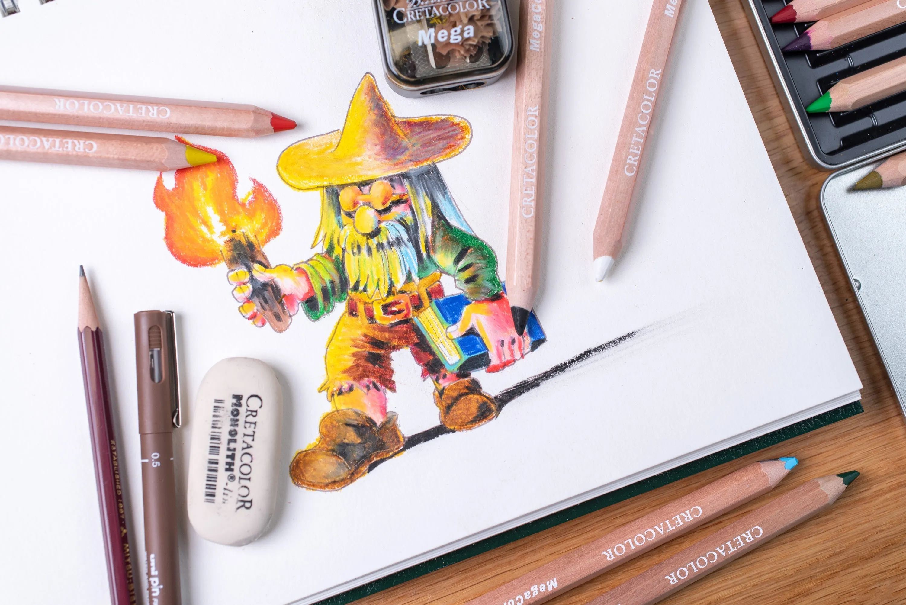 MegaColor Pencil, #02 Ochre