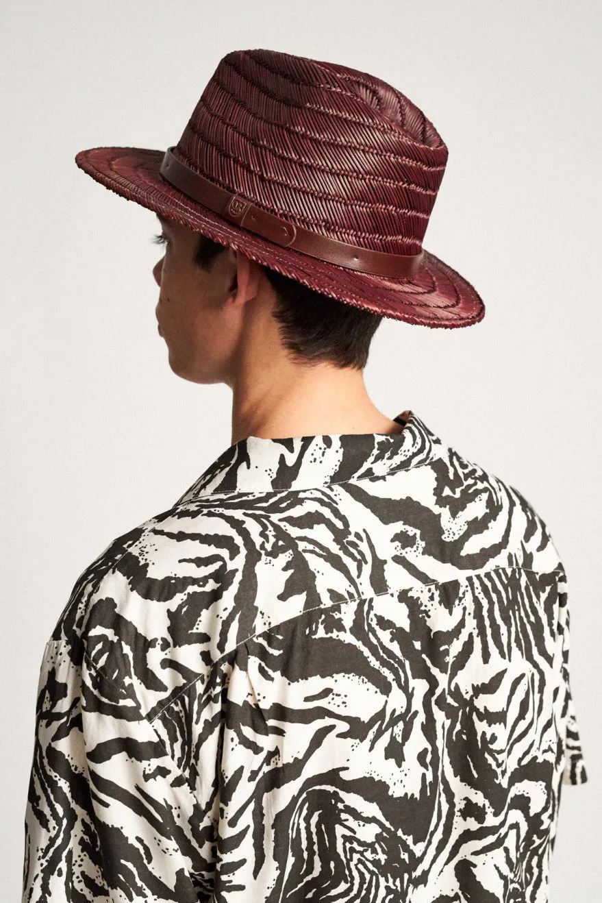 Messer Straw Fedora - Brown
