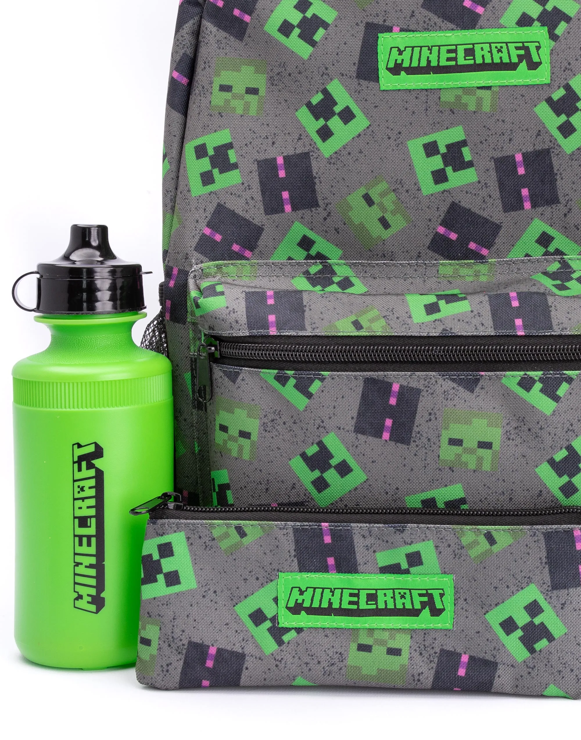 Minecraft 4 Piece Lunch Bag Backpack Set