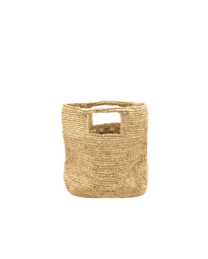 Mini ConCon Crochet Petite Straw Basket