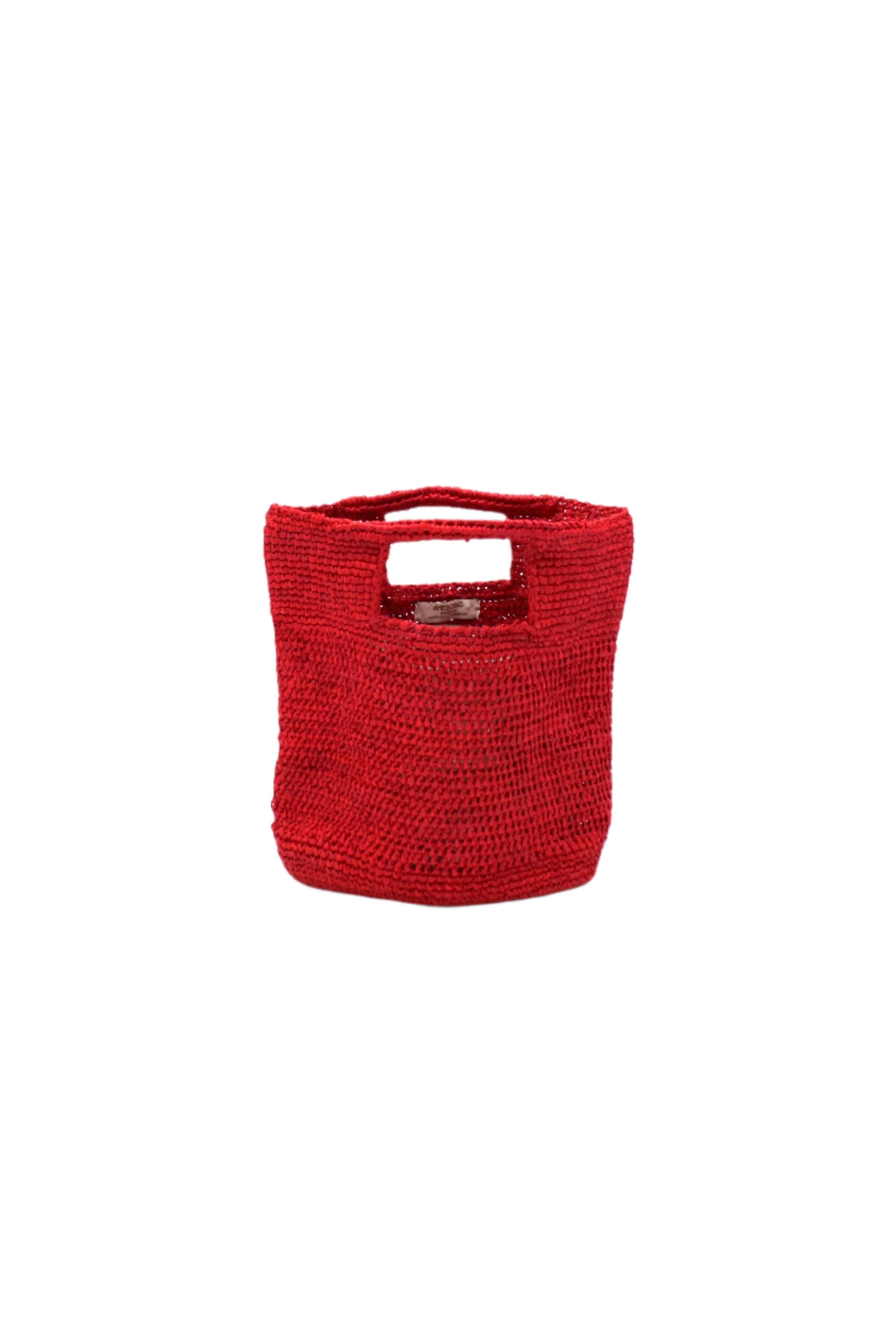 Mini ConCon Crochet Petite Straw Basket